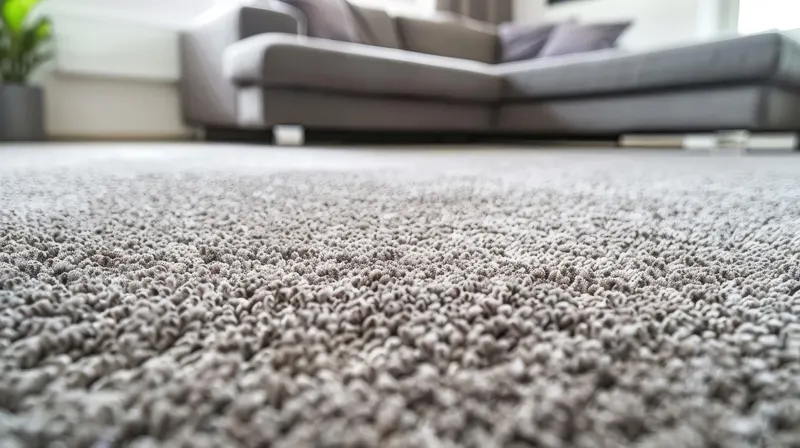 Clean carpet in a Huntsville living room