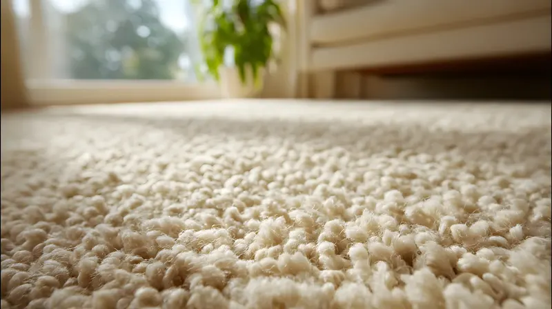 A freshly sanitised bedroom carpet